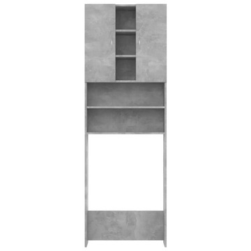 Шкаф для стиральной машины, бетонно-серый, 64 х 25,5 х 190