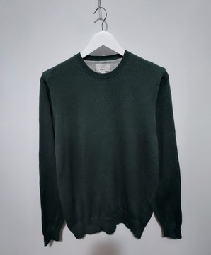 M&S zielony sweter 100% bawełna M