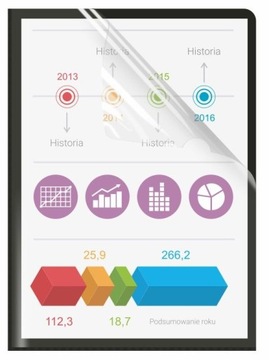 Ofertówka A4 L OF-03-05 (10 sztuk) czarny BIURFOL