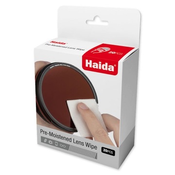 Nawilżane bibułki do optyki Haida (20 szt.)