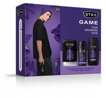 STR8 Game zestaw As 50 ml + Deo 150 ml + żel 250 ml