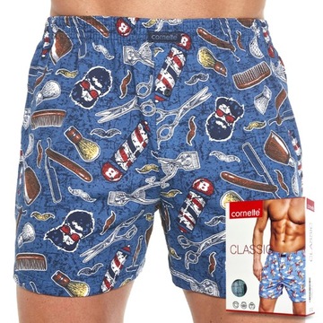 BOKSERKI luźne z printem CORNETTE CLASSIC 110 - XL