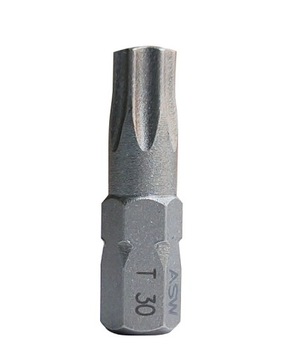 Bity TX30 TORX 30 stal nierdzewna GROT końcówka wkrętakowa 1/4