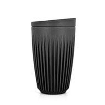 HUSKEE Kubek take-away 355ml charcoal + pokrywka