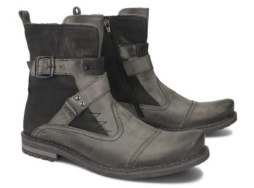 SZTYBLETY MĘSKIE BUTY MOTOCYKLOWE SKÓRA 82 SZ 41
