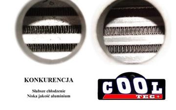Интеркулер 550x180x65 Turbo Works 63 мм, входы