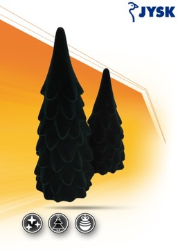 % Светящаяся деревянная елка 16 светодиодов 38 см /Коллекция Home Styling