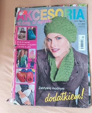 Czasopismo Akcesoria na druty, na szydełko nr 1/2014
