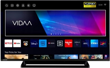 TOSHIBA 40LV3E63DG Telewizor LED 40 cali FULL HD VIDAA Smart TV