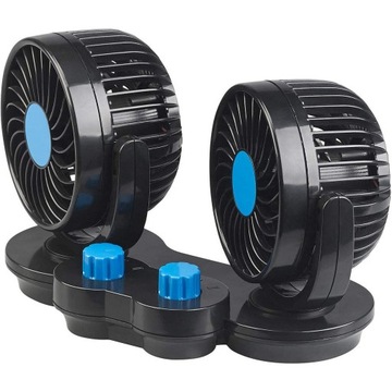 ПОРТАТИВНЫЙ КОНДИЦИОНЕР С ДВОЙНЫМ АВТОМОБИЛЬНЫМ ВЕНТИЛЯТОРОМ, РЕГУЛИРУЕМЫЙ НА 360°