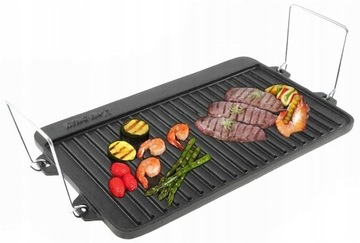 Płyta ŻELIWNA GRILL RUSZT 40x25 Patelnia Grillowa