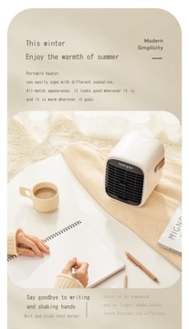 Портативные электрические обогреватели PTC PTC белые