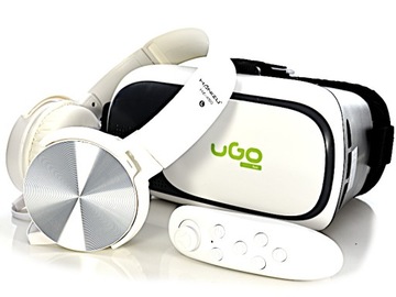 GOOGLE VR 3D ОЧКИ для телефона + наушники с дистанционным управлением