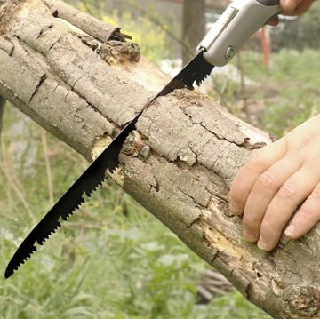 ПИЛА РУЧНАЯ ДЛЯ РЕЗКИ ДЕРЕВЯННЫХ ВЕТОК СКЛАДНАЯ, ЗУБЧАТАЯ
