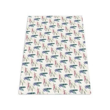Floormat pod krzesło wzór Gałązki Jodły 140x100 cm