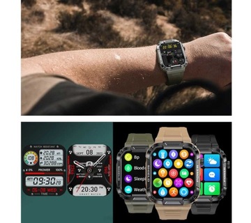 Zegarek SMARTWATCH męski Rubicon ROZMOWY SPORT SMS
