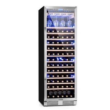 Winiarka witryna lodówka do wina 165 butelek 3 kol LED
