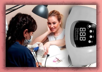 ЛАМПА ДЛЯ НОГТЕЙ 280ВТ ДЛЯ ГИБРИДНЫХ УФ-СВЕТОДИОДНЫХ ГЕЛЕЙ SUN X15 DUAL MAX МОДЕЛЬ 2024 г.