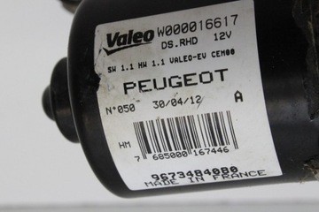 MOTOREK PŘEDNÍHO MECHANIZMUS STĚRAČE PEUGEOT RCZ 9673484080 1.6L