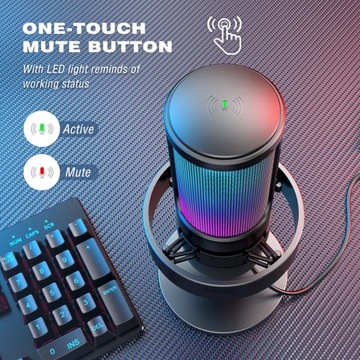 FIFINE USB-микрофон для записи и передачи