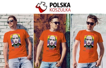 KOSZULKA T-SHIRT ANTY PUTIN PUTLER UKRAINA L