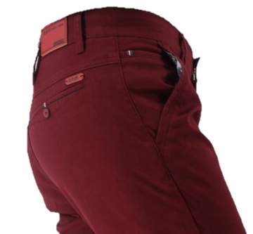 бордовые прямые брюки L32 W37 96-99см