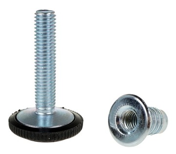 Nóżka do mebla stopka regulator M8 x 38 + gniazdo