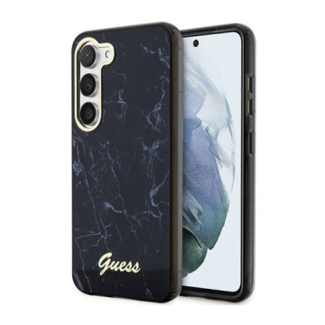 Kolekce Guess Marble – Pouzdro Samsung Galaxy S23 (černé)