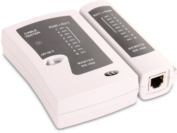 Tester kabli sieciowy LAN RJ45 RJ12 RJ11 + ETUI NGF-04 GETFORT