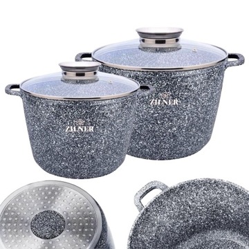 НАБОР КЕРАМИЧЕСКИХ ГОРШКОВ НАБОР БОЛЬШИХ КЕРАМИЧЕСКИХ ГОРШКОВ, мрамор