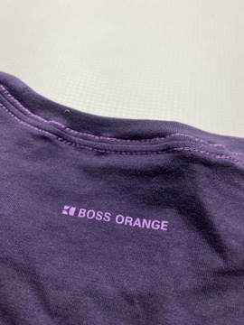 Hugo Boss ORANGE ORYGINALNA FIOLETOWA BLUZA Longsleeve rozmiar M