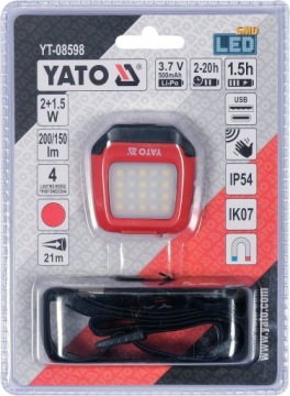 ФОНАРЬ YATO ДЛЯ БИЗНЕСА CAP 200LM ФОНАРЬ 2 В 1