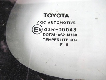 ЗАДНЕЕ ПРАВОЕ ОКНО КУЗОВА TOYOTA YARIS II 3-DOOR 2006-2011 ГОД