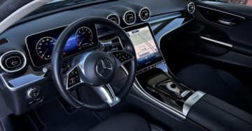 Mercedes Klasa C W206 Limuzyna 1.5 180 170KM 2021 Mercedes-Benz Klasa C SalonPL 9G Avantgarde Kamera LED Ambiente Podgrzewan, zdjęcie 9