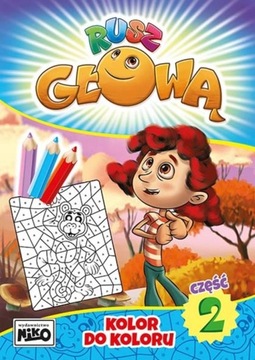 Książeczka RUSZ GŁOWĄ - CZESĆ 2 KOLOR DO KOLORU NIKO
