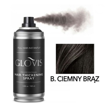 GLOVIS Thickener 100ml - Bardzo Ciemny Brąz Naturalny Wygląd Zagęszczanie