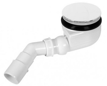 SYFON DO BRODZIKA 90 MM BIAŁY RADAWAY TURBOFLOW