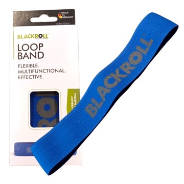 BLACKROLL LOOP BAND 32CM СИНЯЯ ЛЕНТА ДЛЯ УПРАЖНЕНИЙ REHA ЭНЕРГИЯ СОПРОТИВЛЕНИЯ