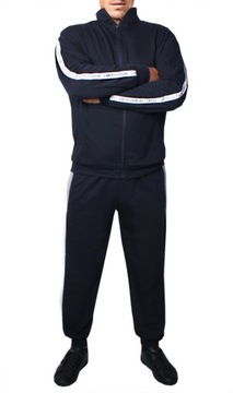 Мужской спортивный костюм SWEATSHIRT + COTTON PANTS черный 9106 L