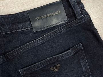 126 # EMPORIO ARMANI # MĘSKIE SPODNIE SLIM W31/L34