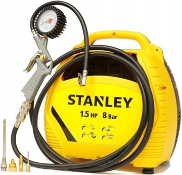БЕЗМАСЛЯНЫЙ КОМПРЕССОР STANLEY COMPRESSOR + КОМПЛЕКТ