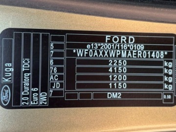 Ford Kuga II SUV 2.0 TDCi 150KM 2014 Ford Kuga 2.0 TDCI 150 KM Manual Półskóry, zdjęcie 16