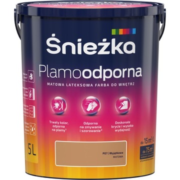 ŚNIEŻKA Plamoodporna WYJĄTKOWA P07 5 L