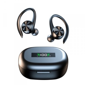 Słuchawki bluetooth sportowe do biegania powerbank