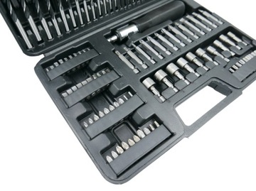 НАБОР СВЕРЛ ПО ДЕРЕВО И МЕТАЛЛУ, 109 ЭЛЕМЕНТОВ.