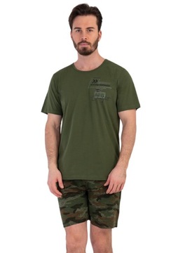 Piżama Męska bawełniana krótki Vienetta 1XL + size