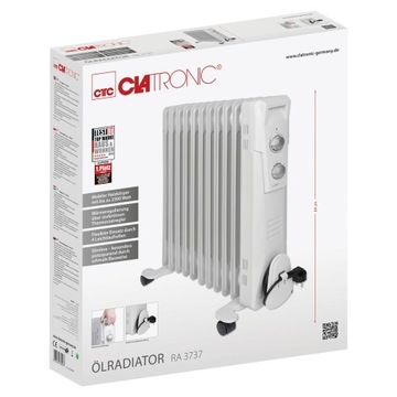 ЭЛЕКТРИЧЕСКИЙ МАСЛЯНЫЙ РАДИАТОР, 11 РЕБЕР, ОЧЕНЬ ПРОЧНЫЙ