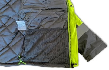 ЗИМНЯЯ РАБОЧАЯ КУРТКА, Утепленная, Светоотражающая, КАПЮШОН, НЕДОЖДЕВАЯ, РАЗМЕР S