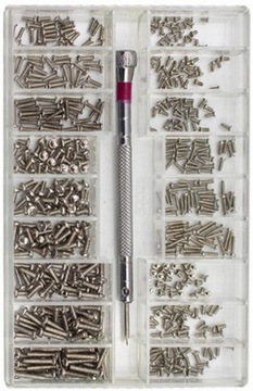 500szt MINI ŚRUBKI TELEFONU M1.2 M1.4 M2.0 WKRĘTAK