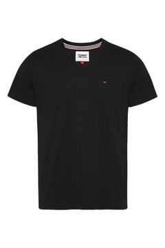 TOMMY HILFIGER KOSZULKA T-SHIRT CZARNA SEREK r. L